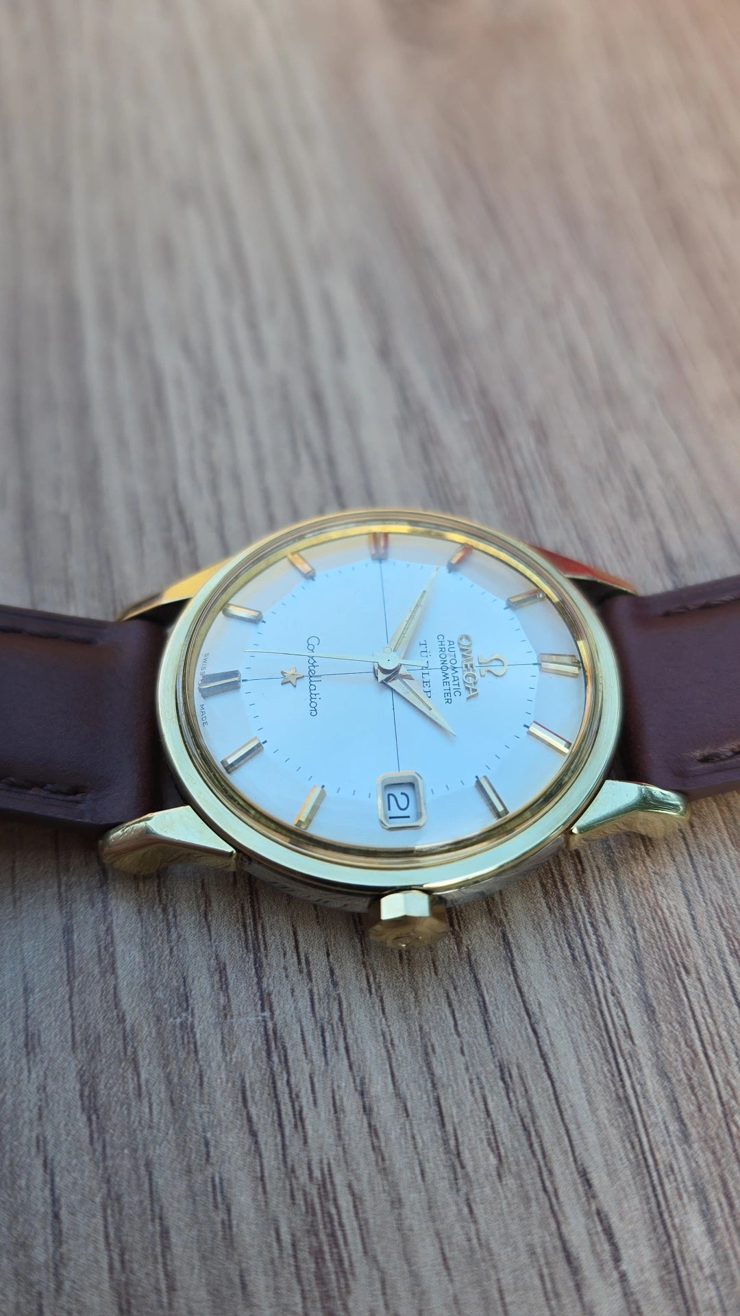 1962 Omega Constellation Pie Pan 168.005 - Turler Dial