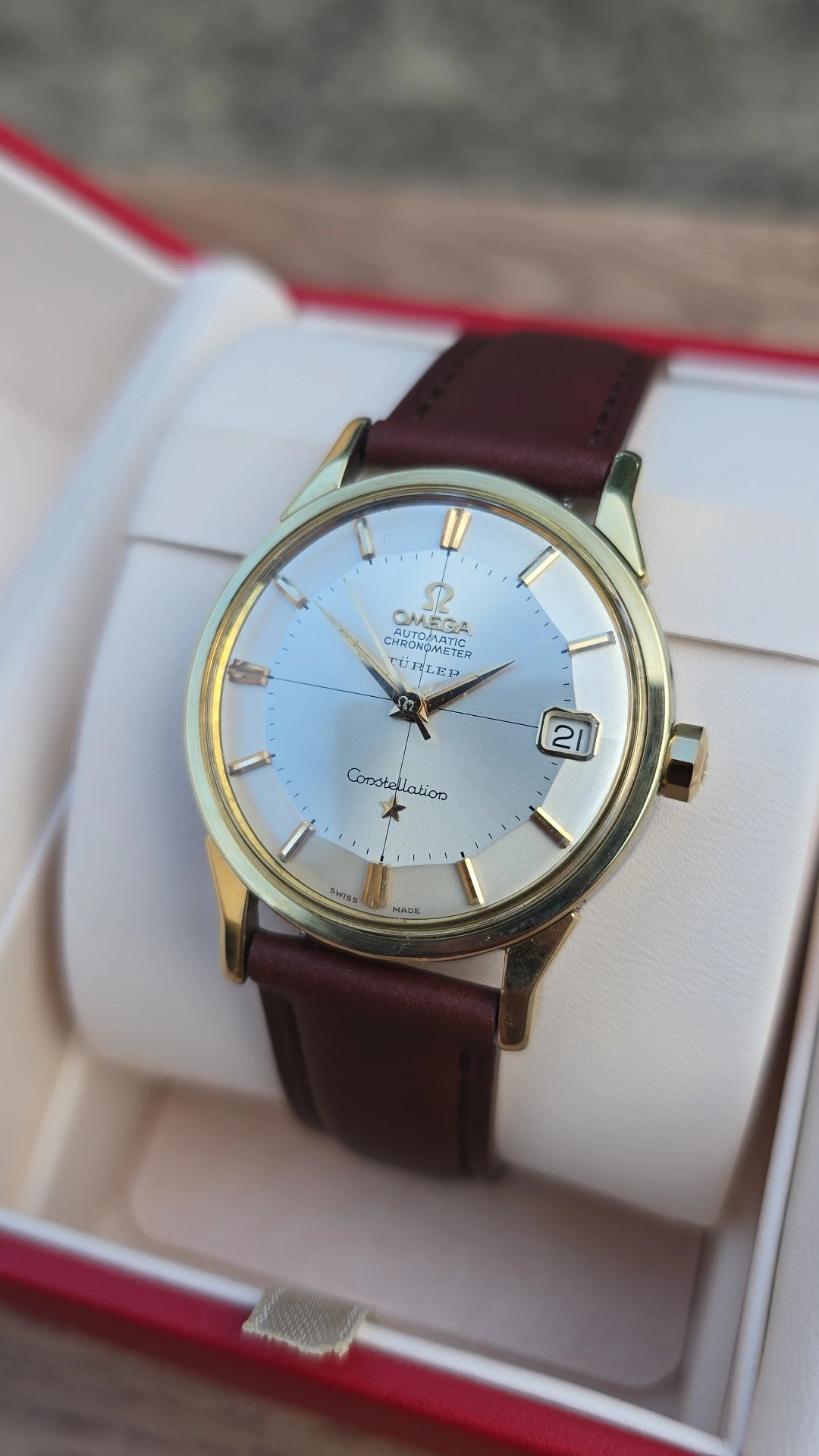 1962 Omega Constellation Pie Pan 168.005 - Turler Dial