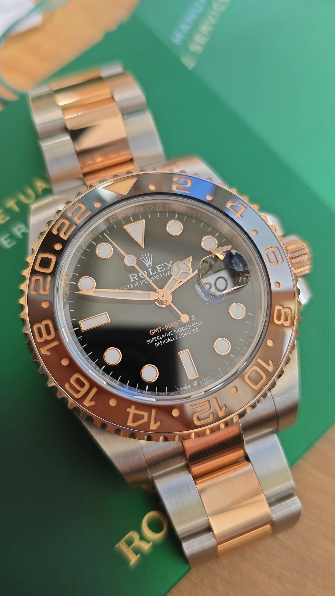2019 Rolex GMT Master II Rootbeer 126711CHNR