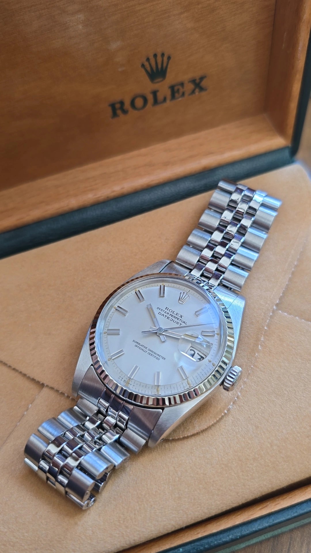 1973 Rolex Datejust 1601-3 "Wideboy"