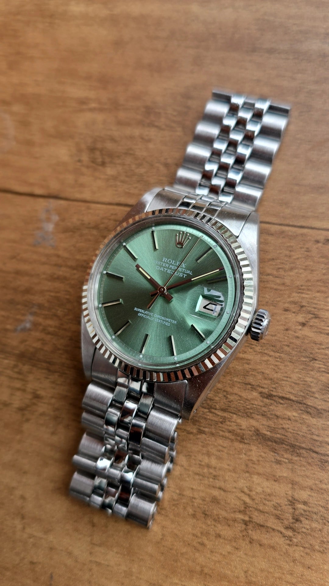 1974 Rolex Datejust 1601 - Olive Dial