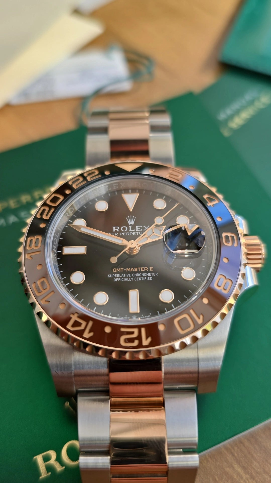 2019 Rolex GMT Master II Rootbeer 126711CHNR