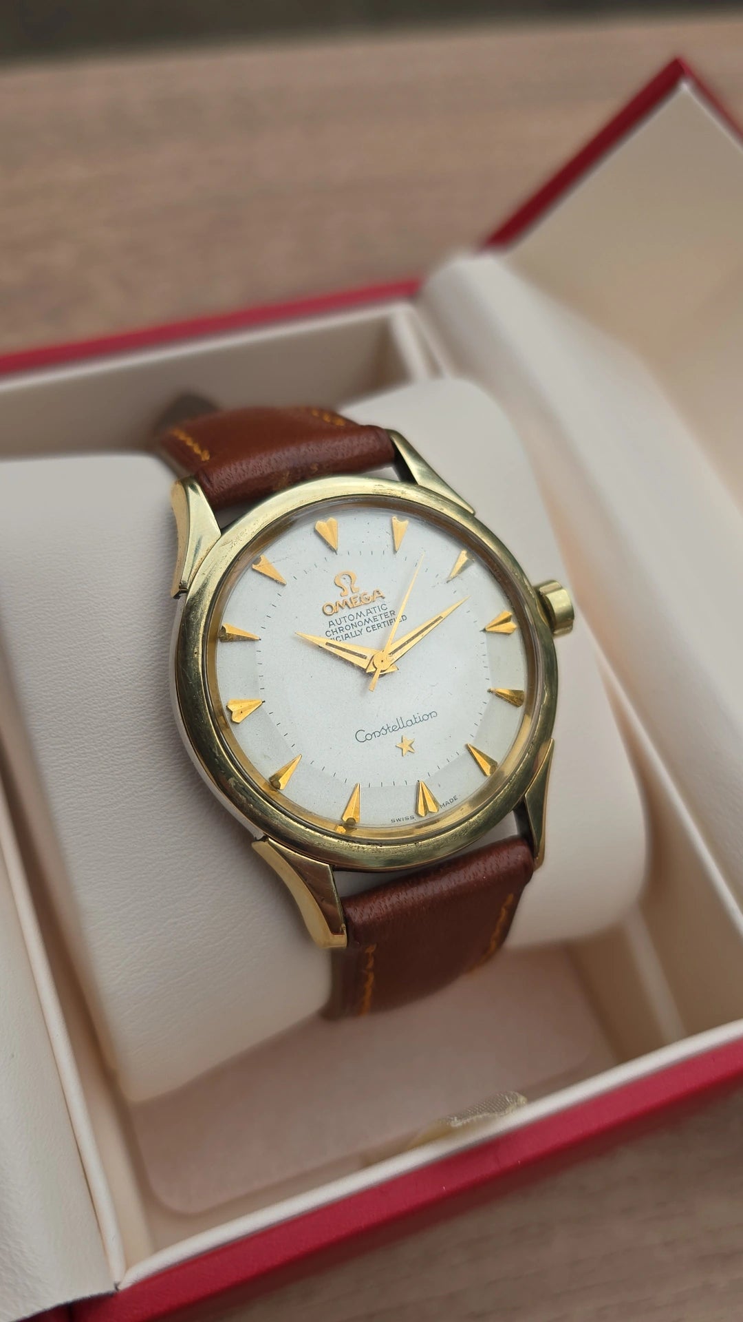 1956 Omega Constellation Pie Pan 2852-2 SC