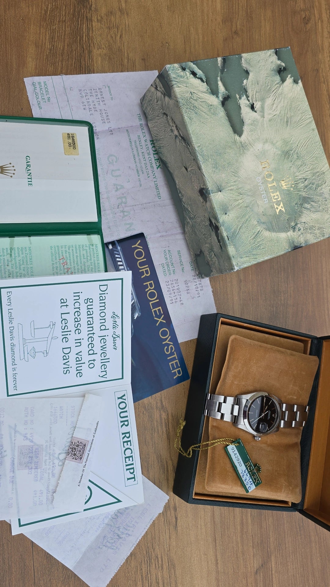 1986 Rolex Oysterdate Precision 6694 - Full Collectors Set