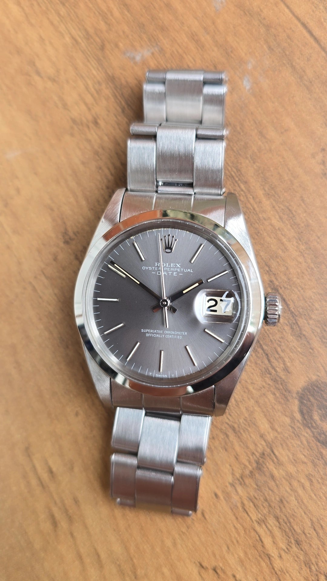 1969 Rolex Date 1500 - Ghost Dial