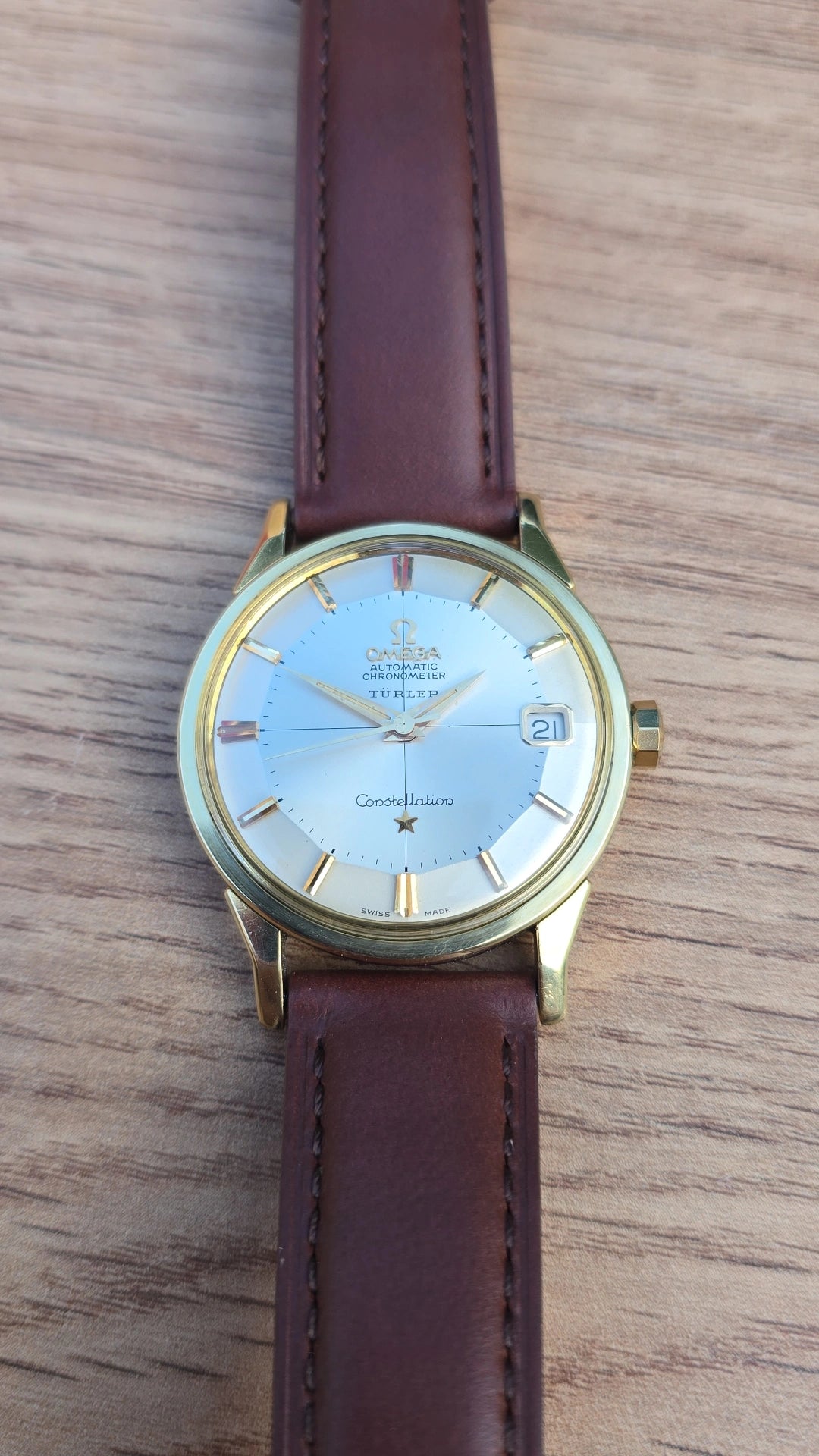 1962 Omega Constellation Pie Pan 168.005 - Turler Dial