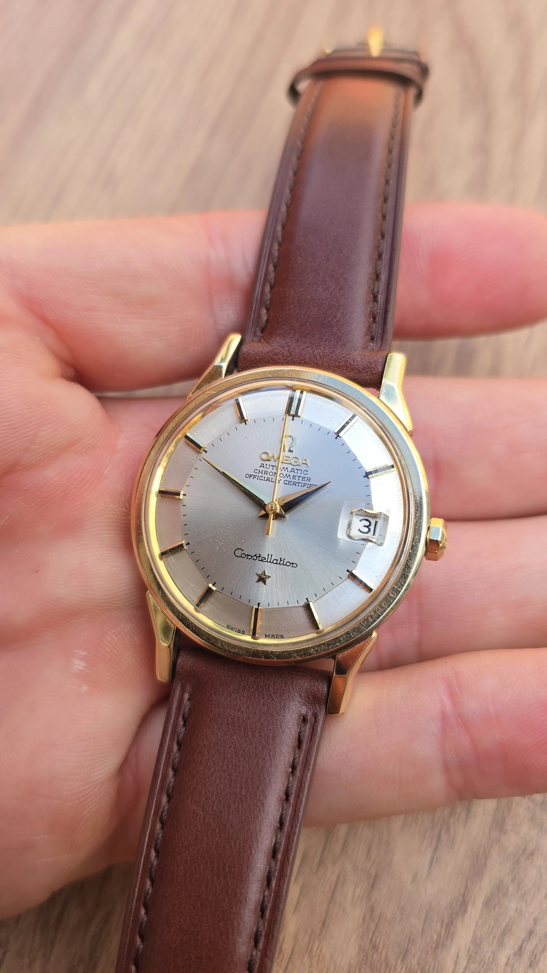 1962 Omega Constellation Pie Pan 168.005