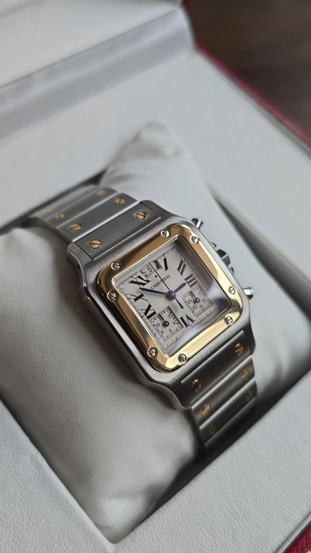 1995 Cartier De Santos Chronograph W20042C4