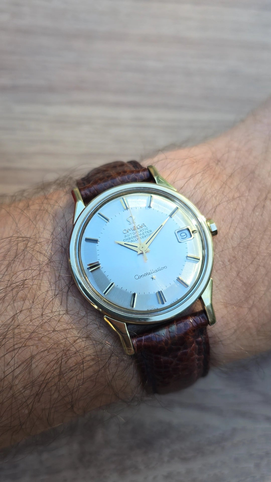 1966 Omega Constellation Pie Pan 168.005