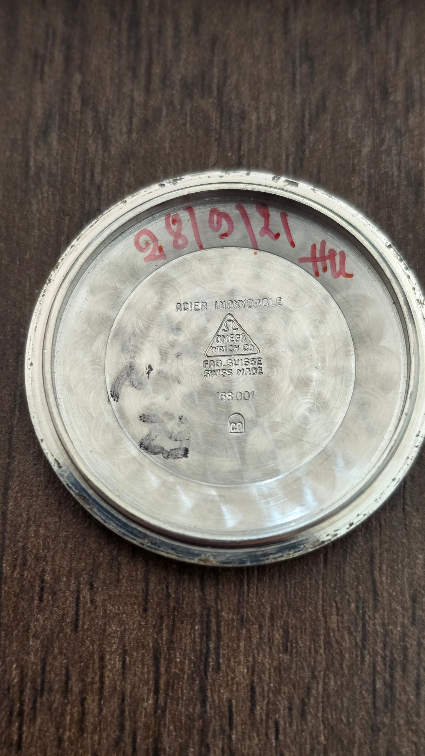 1963 Omega Constellation Pie Pan Jumbo 168.001