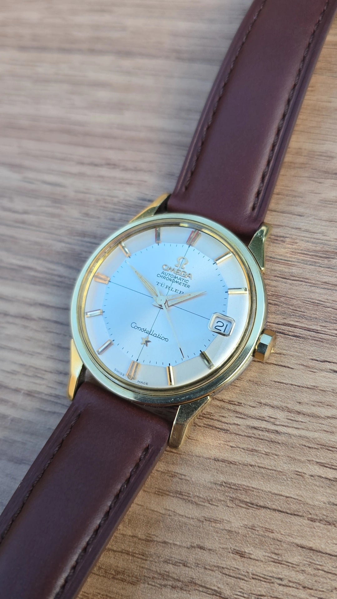 1962 Omega Constellation Pie Pan 168.005 - Turler Dial