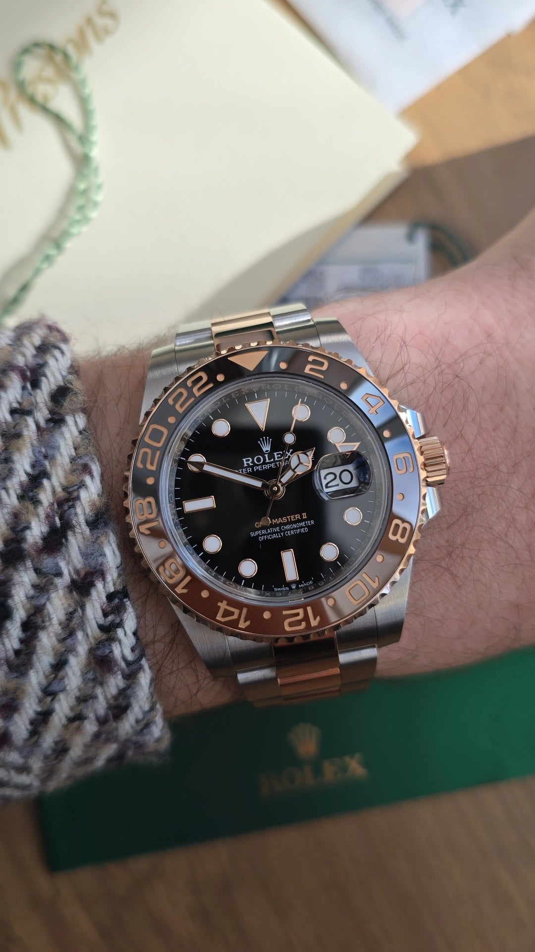 2019 Rolex GMT Master II Rootbeer 126711CHNR