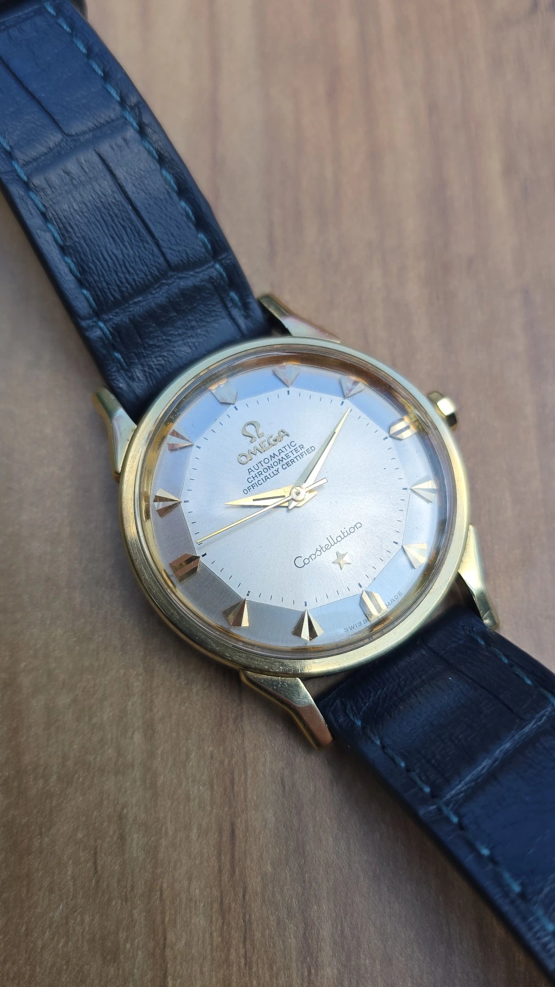 1961 Omega Constellation Pie Pan 167.005