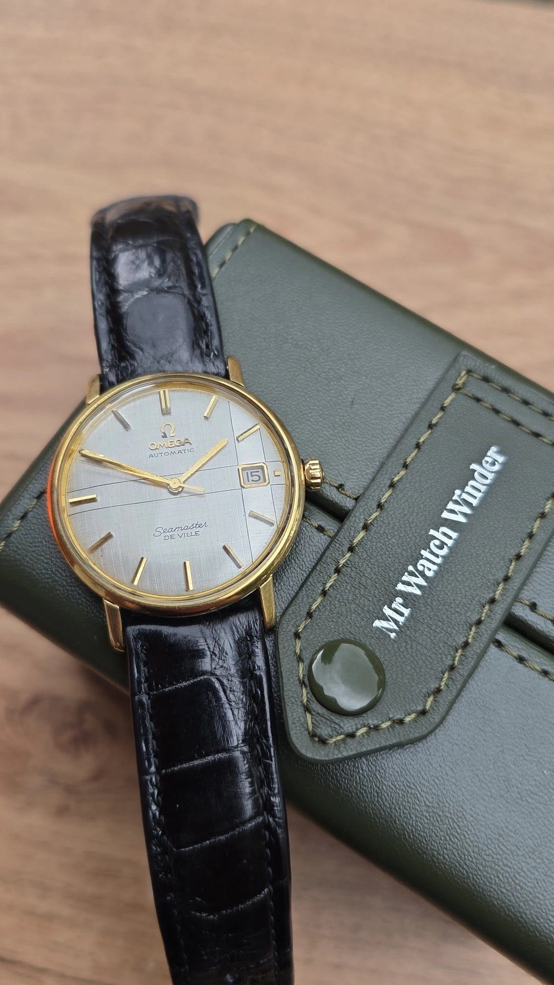1966 Omega Seamaster De Ville 166.020 Rare Cross Linen Dial
