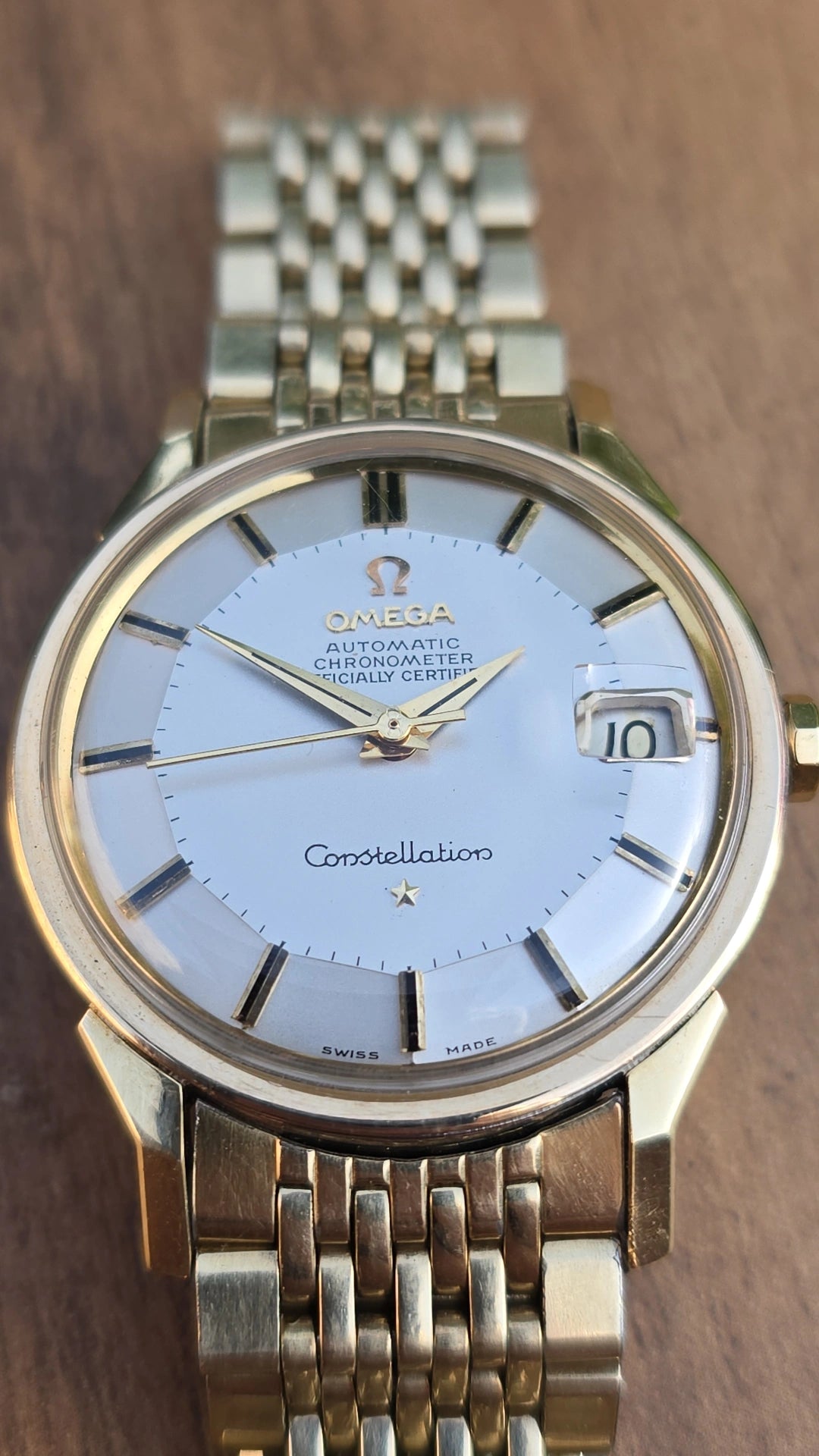 1959 Omega Constellation Pie Pan 168.005
