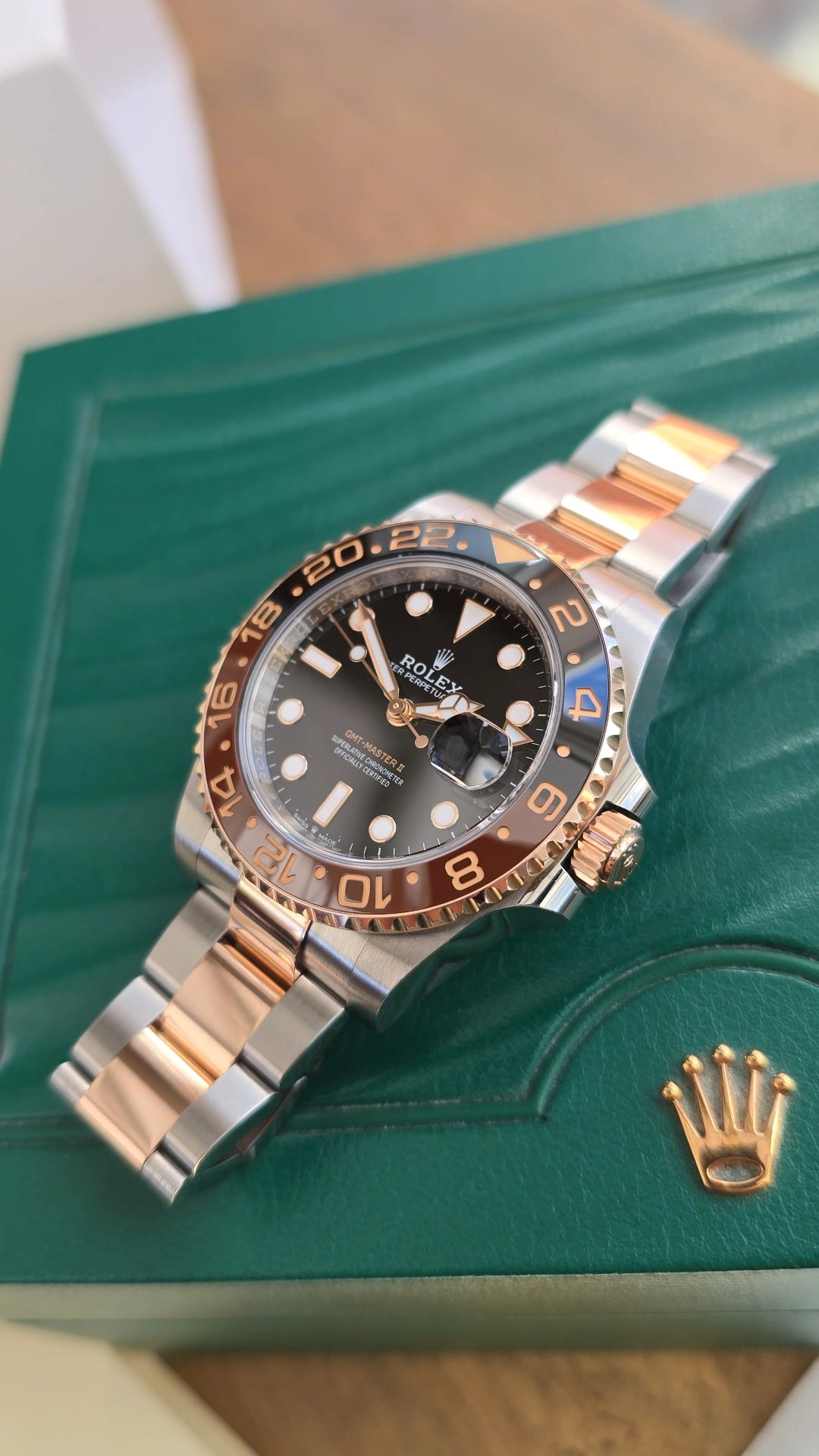 2019 Rolex GMT Master II Rootbeer 126711CHNR