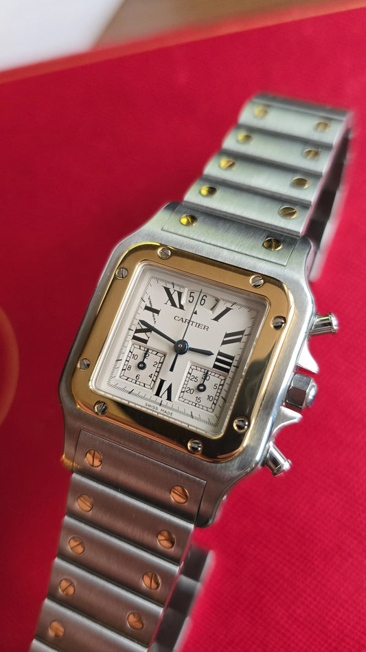 1995 Cartier De Santos Chronograph W20042C4