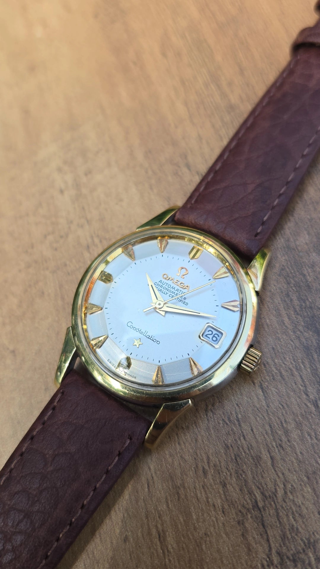 1966 Omega Constellation Pie Pan 14393 62 SC