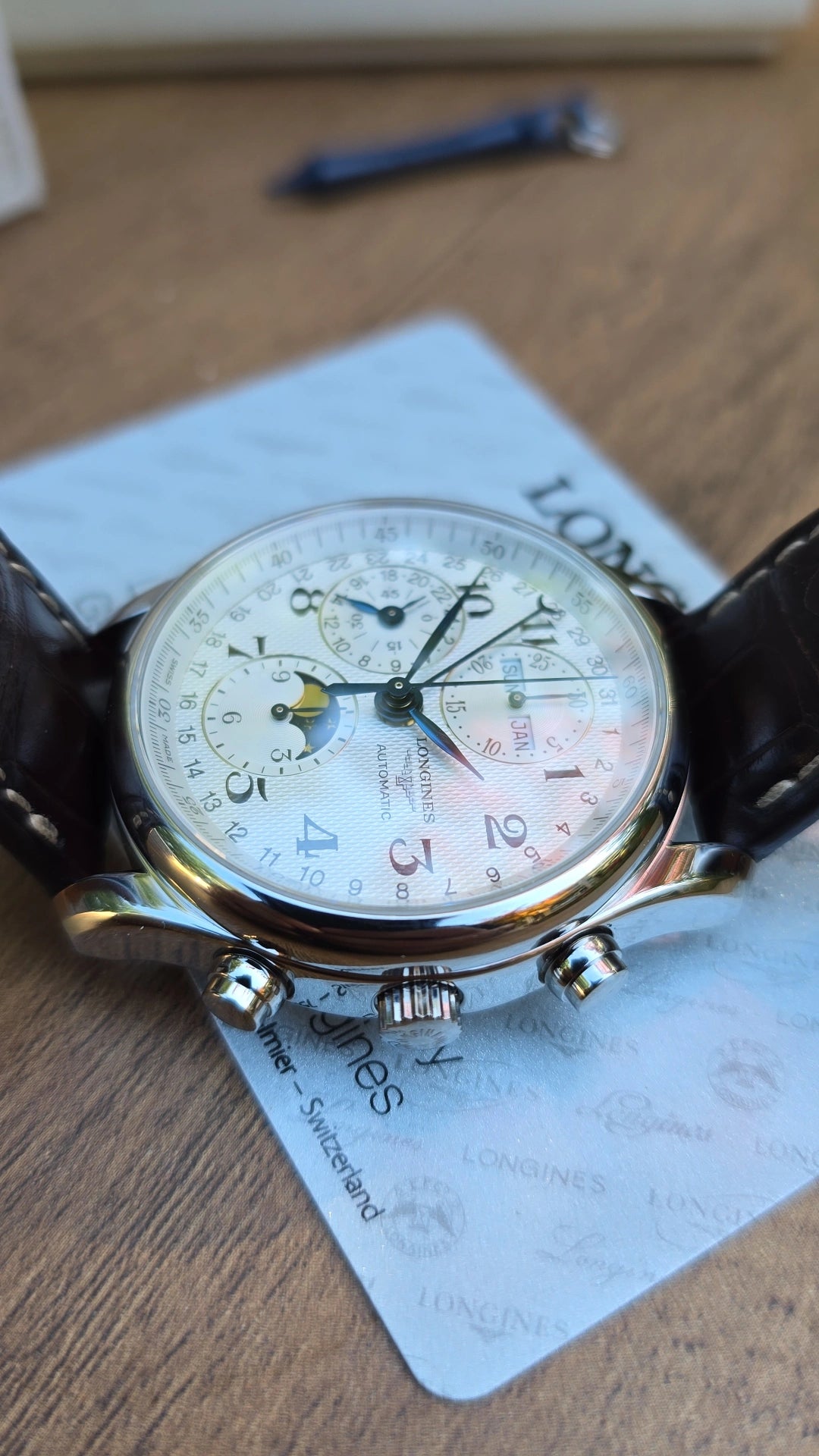 2017 Longines Master Collection Chronograph Moon Phase