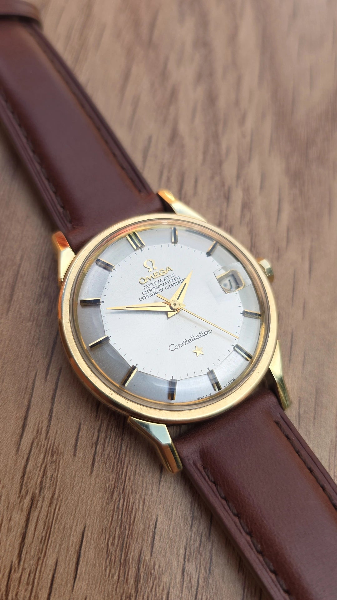 1962 Omega Constellation Pie Pan 168.005