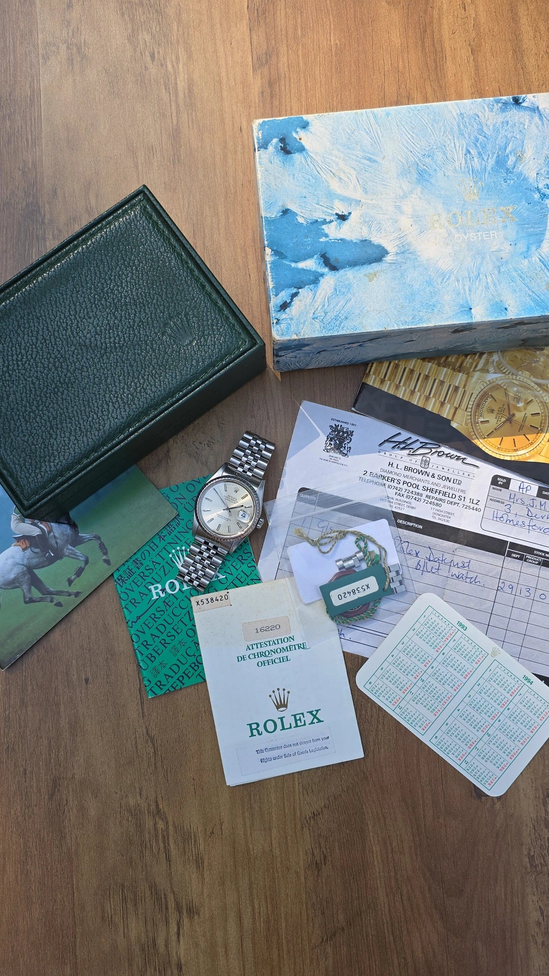 1993 Rolex Datejust 16220