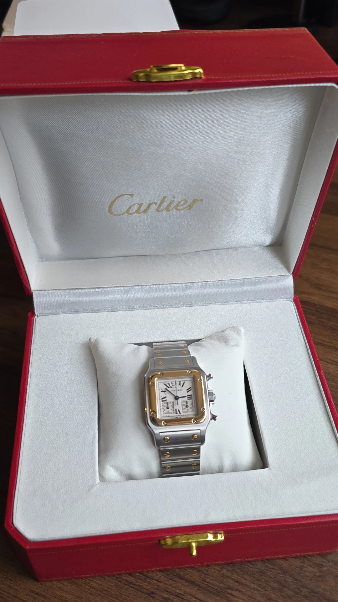 1995 Cartier De Santos Chronograph W20042C4