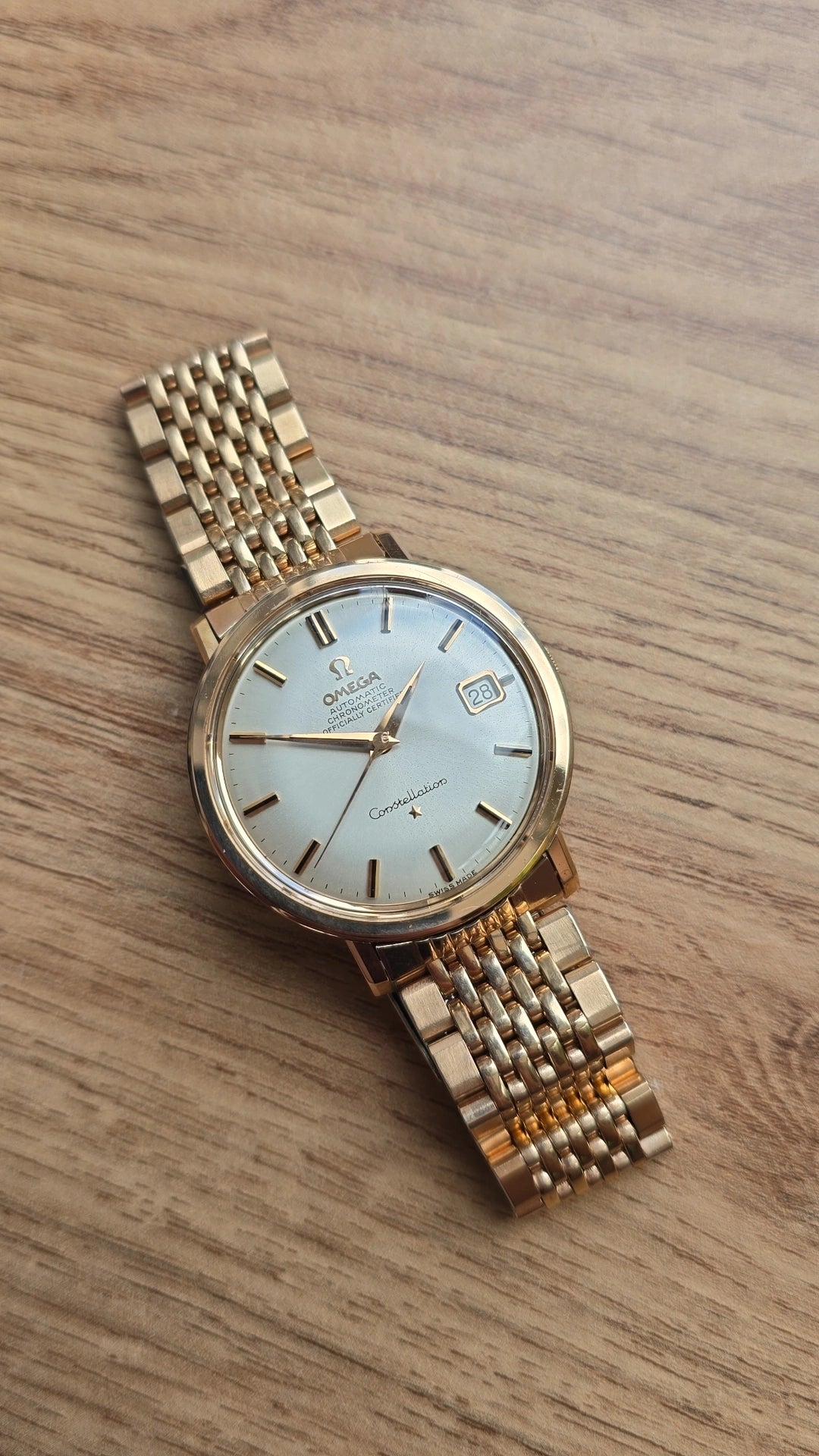 1963 Omega Constellation 168.004 - Rose Gold Plated
