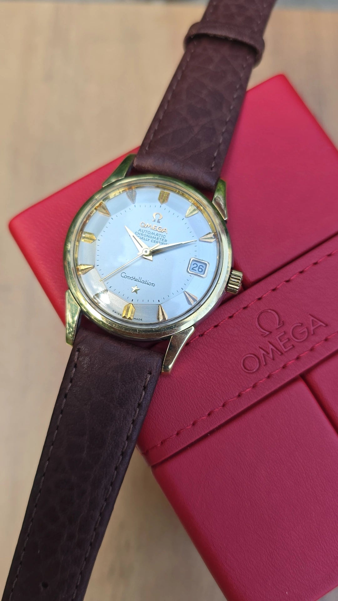 1966 Omega Constellation Pie Pan 14393 62 SC