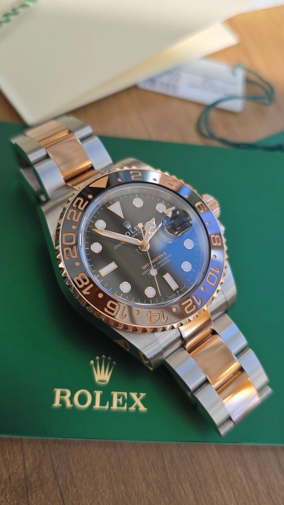 2019 Rolex GMT Master II Rootbeer 126711CHNR