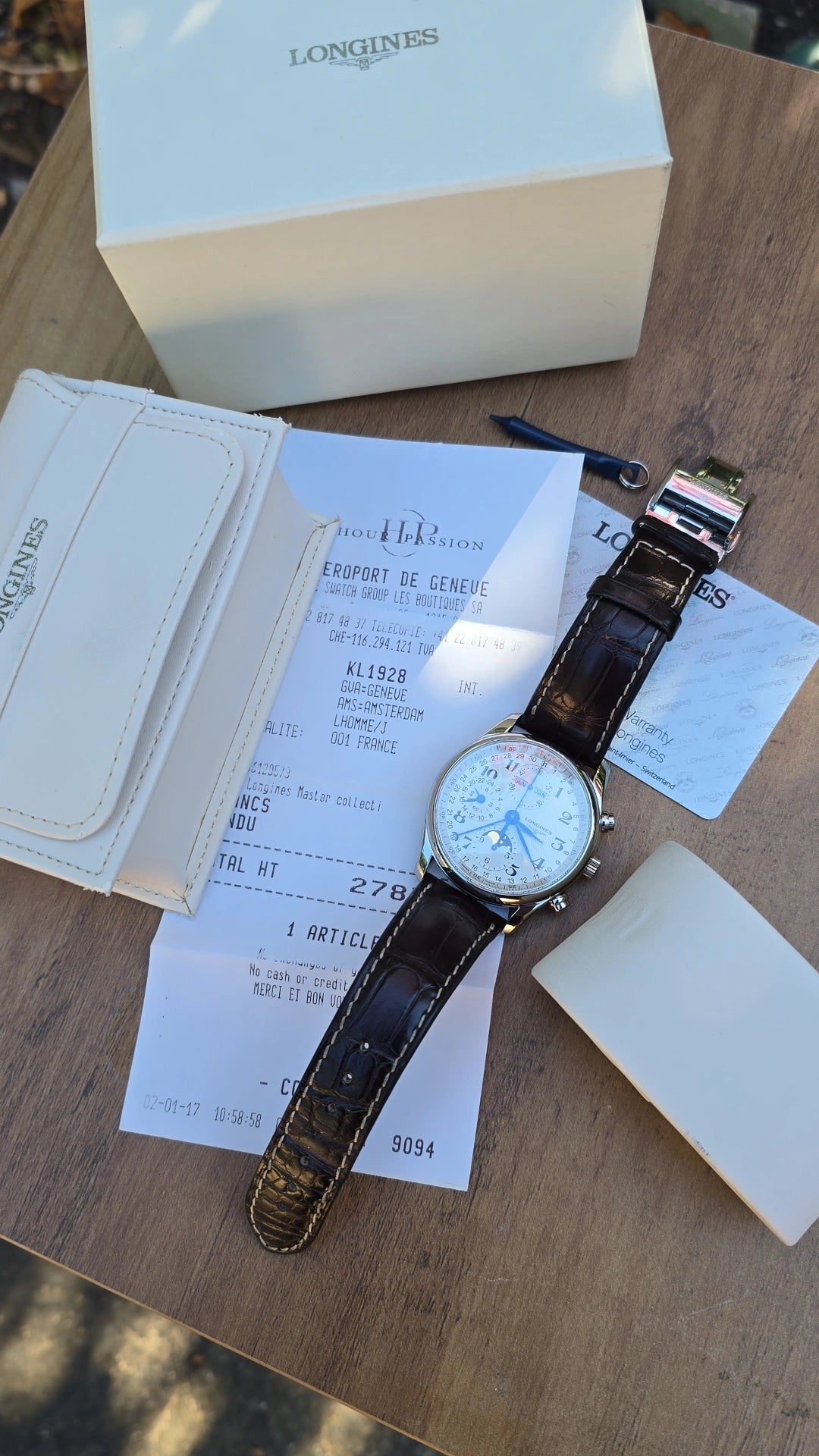 2017 Longines Master Collection Chronograph Moon Phase