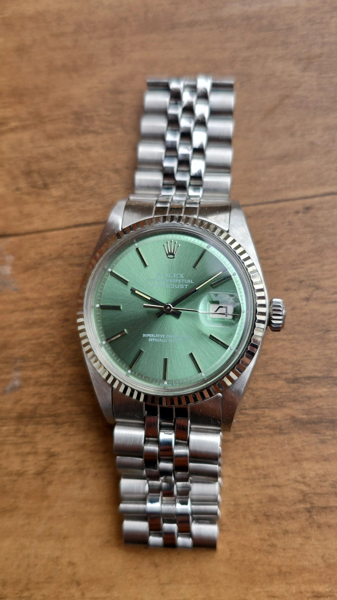 1974 Rolex Datejust 1601 - Olive Dial