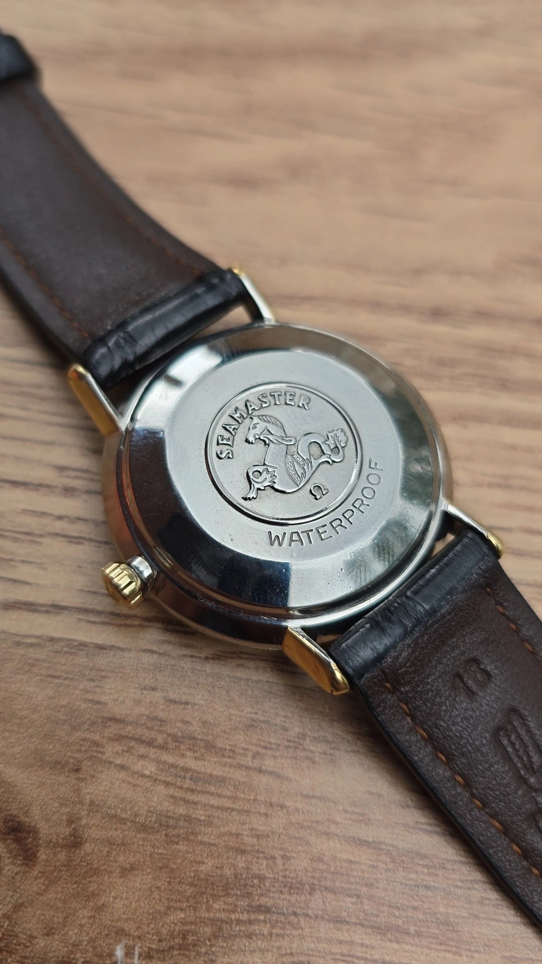 1966 Omega Seamaster De Ville 166.020 Rare Cross Linen Dial
