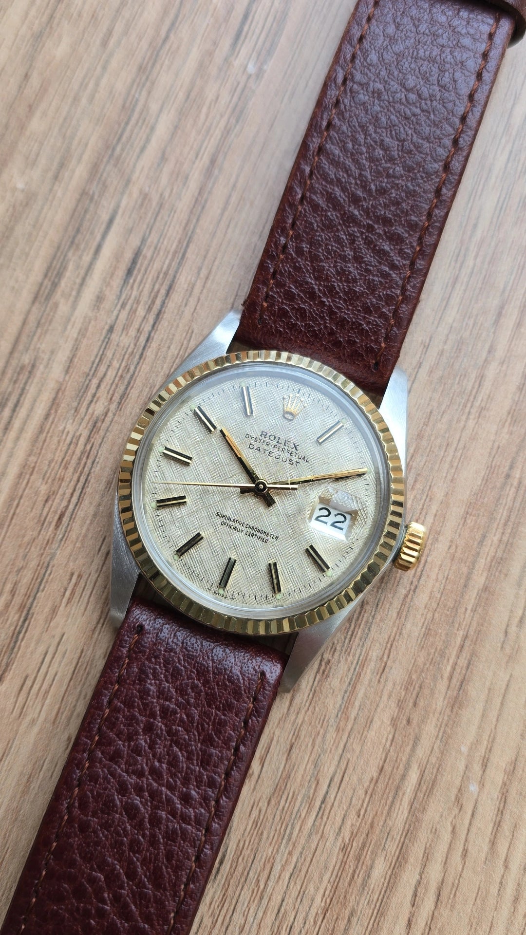 1979 Rolex Datejust 16013 - Linen Dial