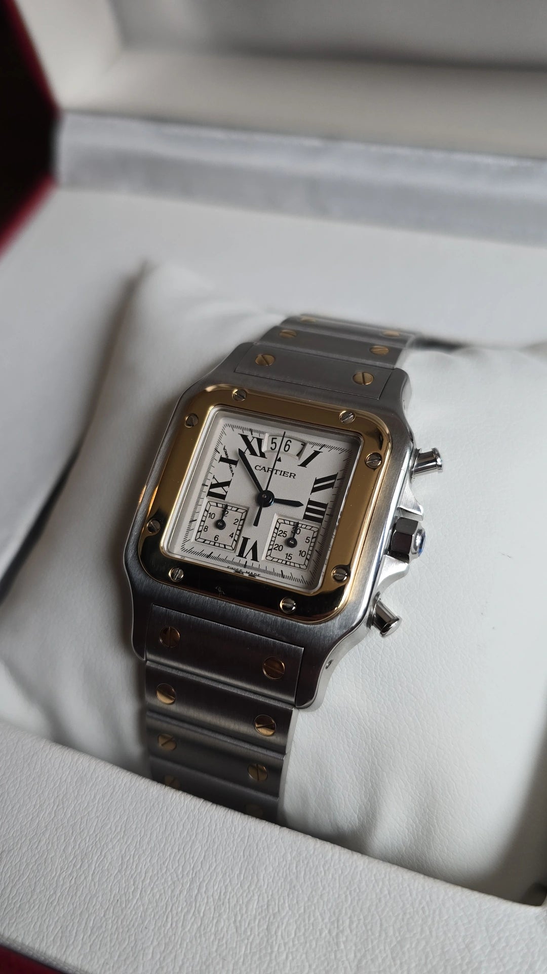 1995 Cartier De Santos Chronograph W20042C4