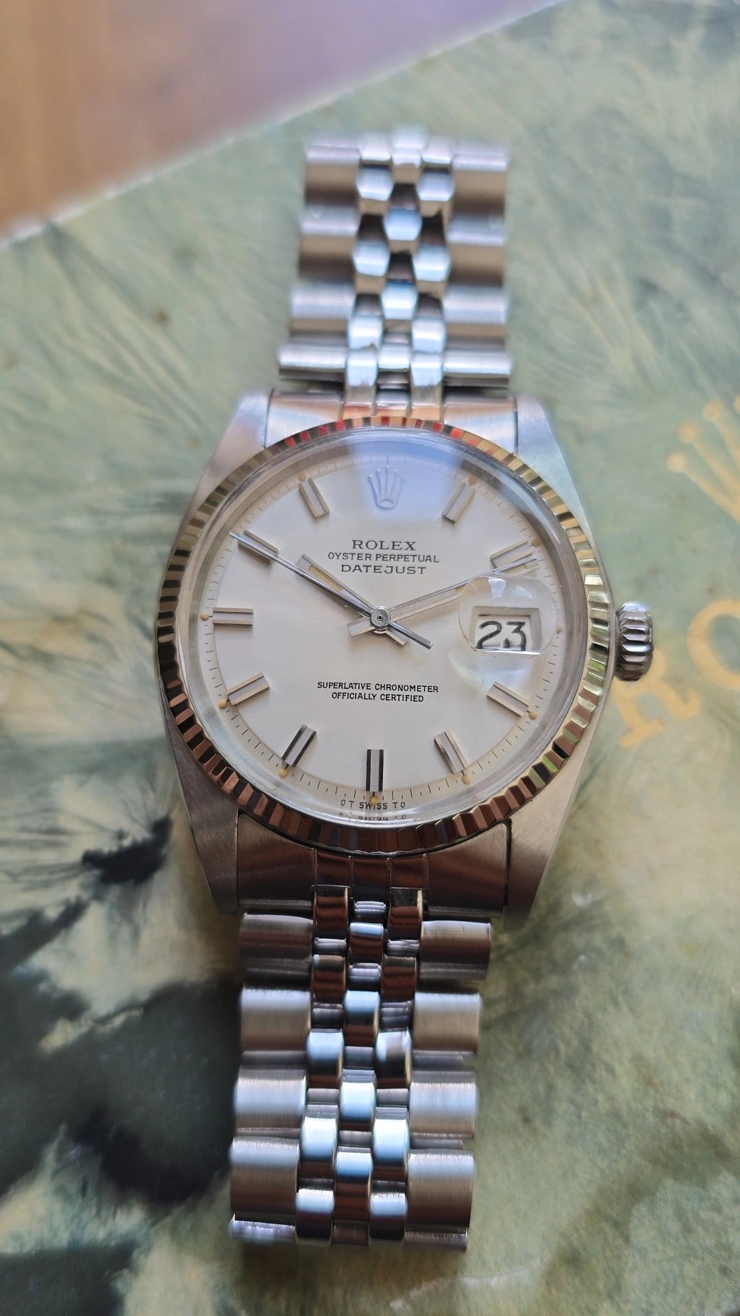 1973 Rolex Datejust 1601-3 "Wideboy"
