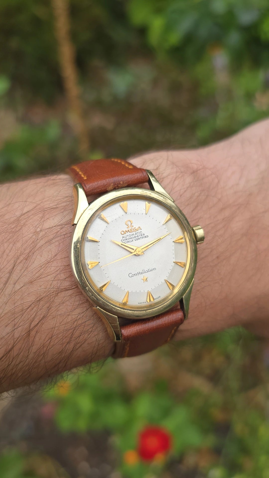 1956 Omega Constellation Pie Pan 2852-2 SC