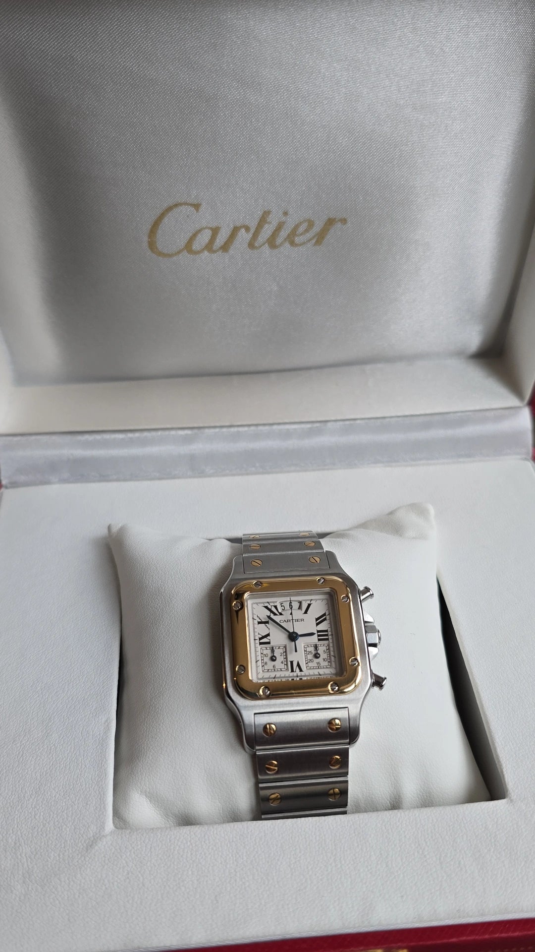1995 Cartier De Santos Chronograph W20042C4