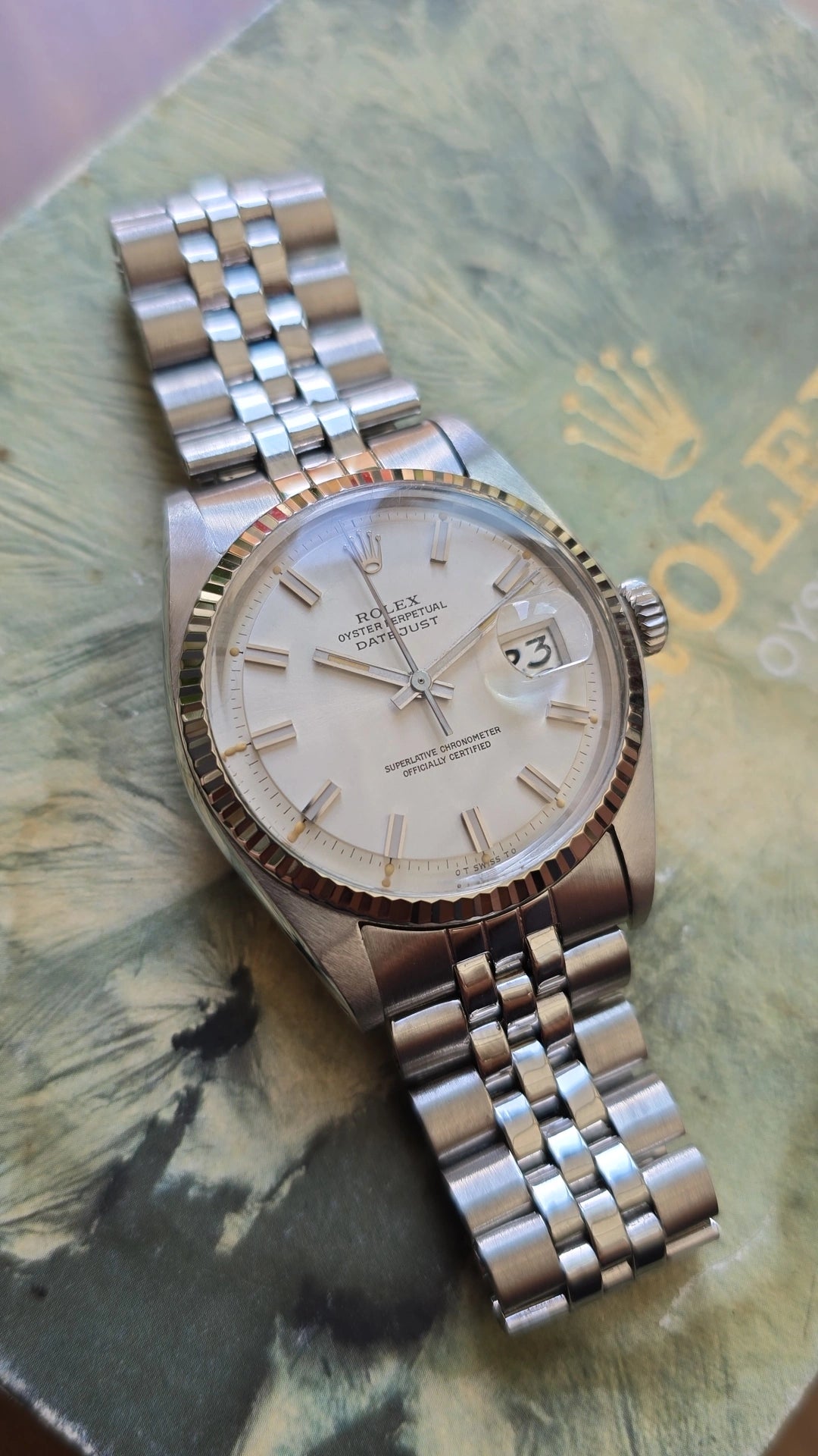 1973 Rolex Datejust 1601-3 "Wideboy"