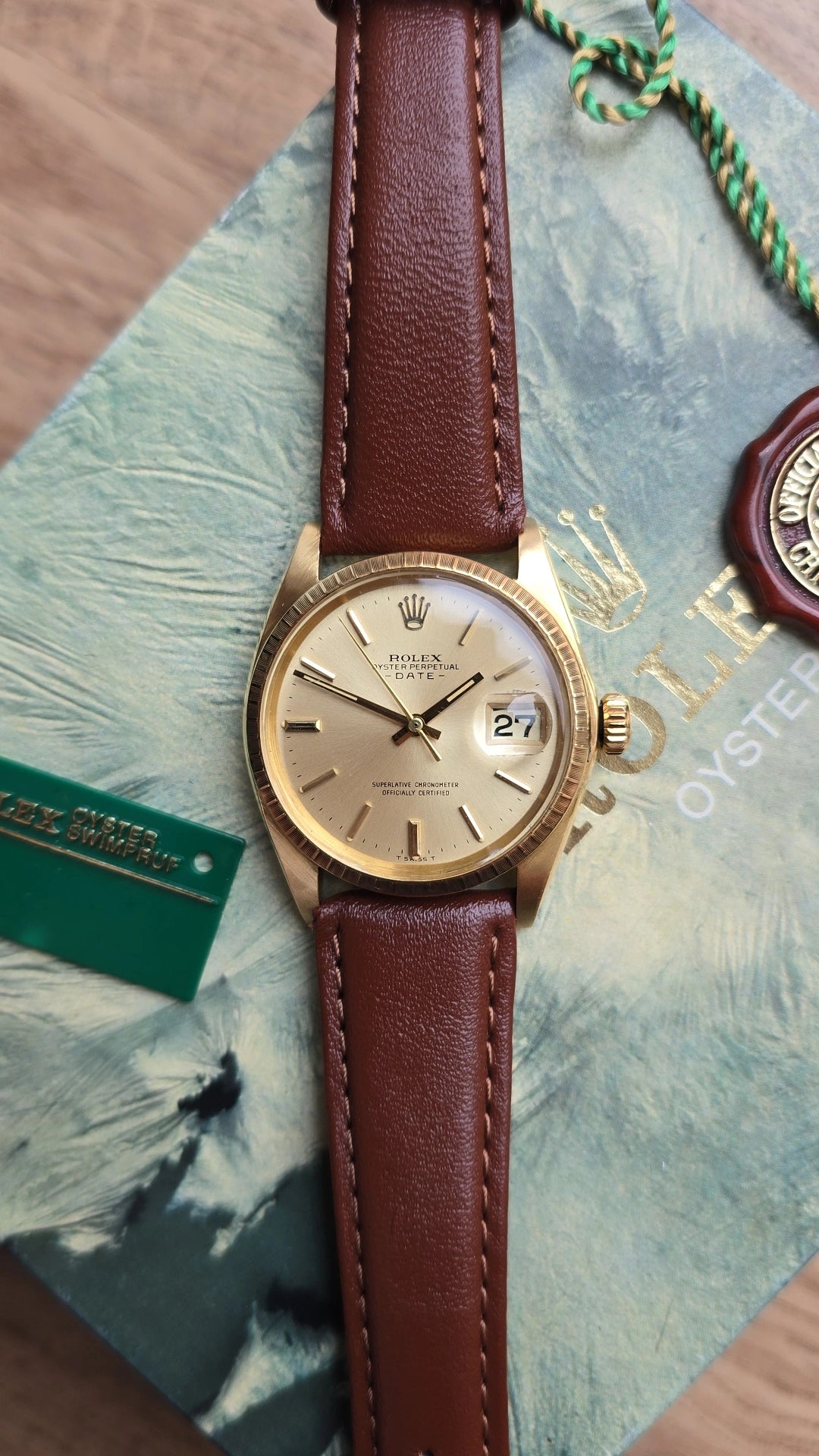 1977 Rolex Date 1503 - 18k gold