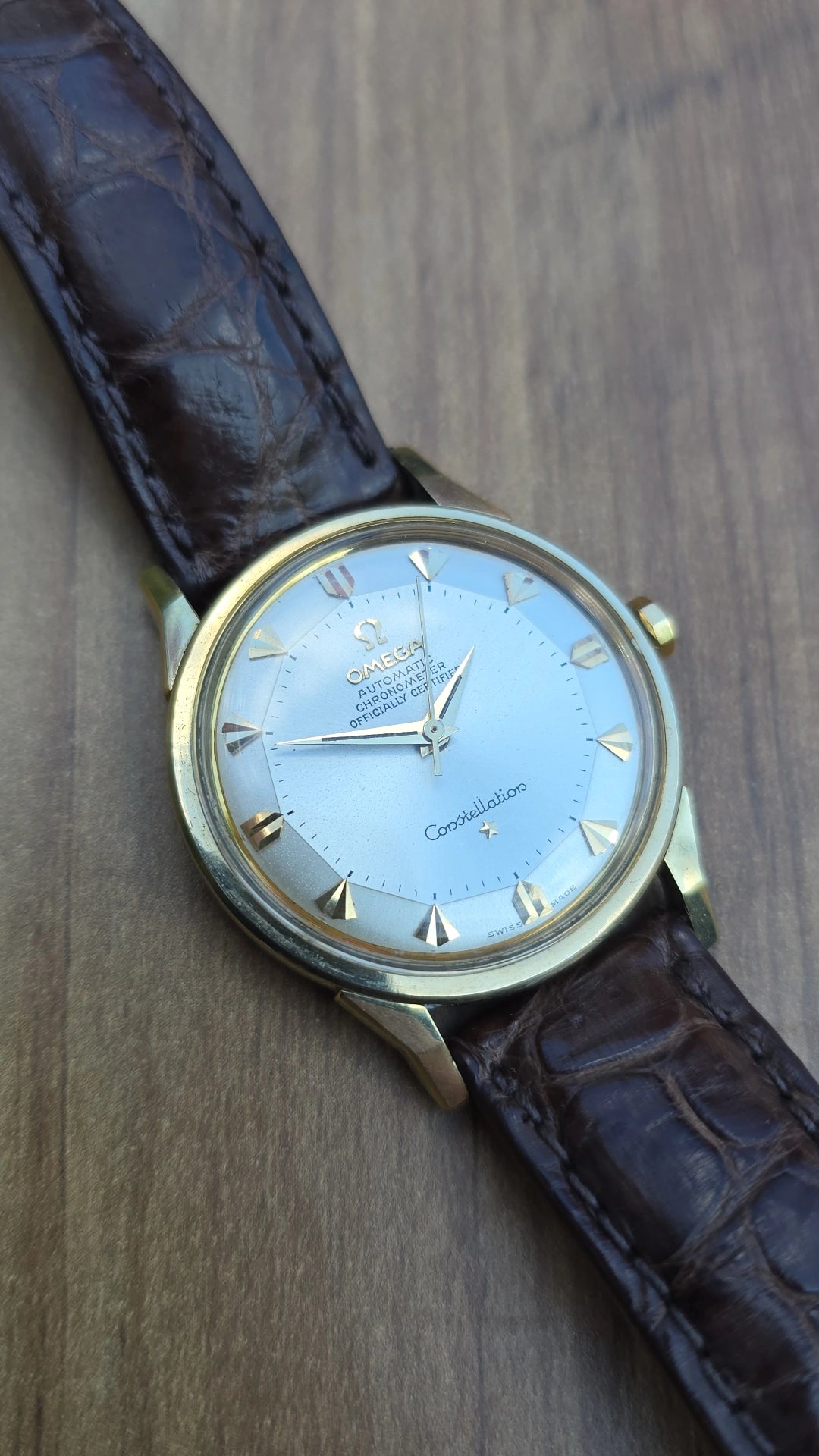 1962 Omega Constellation Pie Pan 167.005