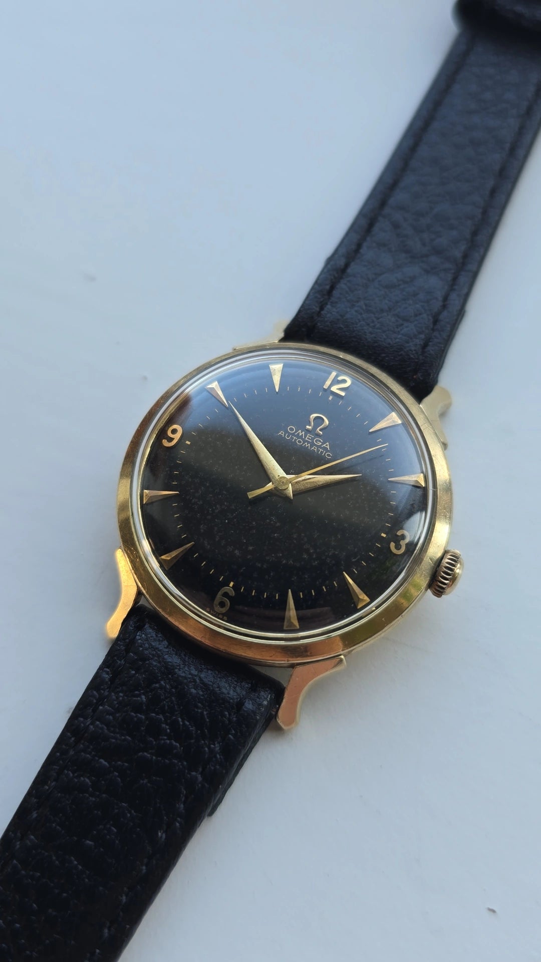1952 Omega Bumper 14k Gold