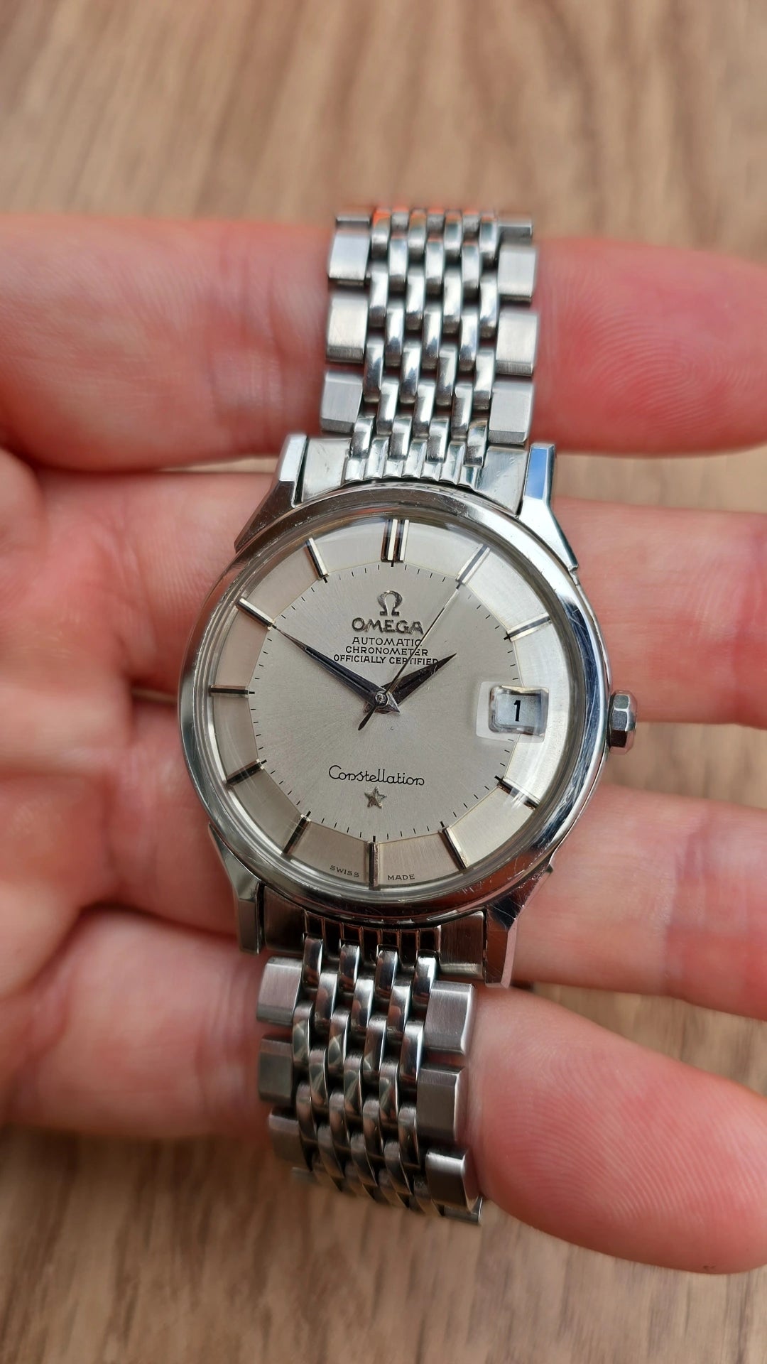 1966 Omega Constellation Pie Pan 168.005