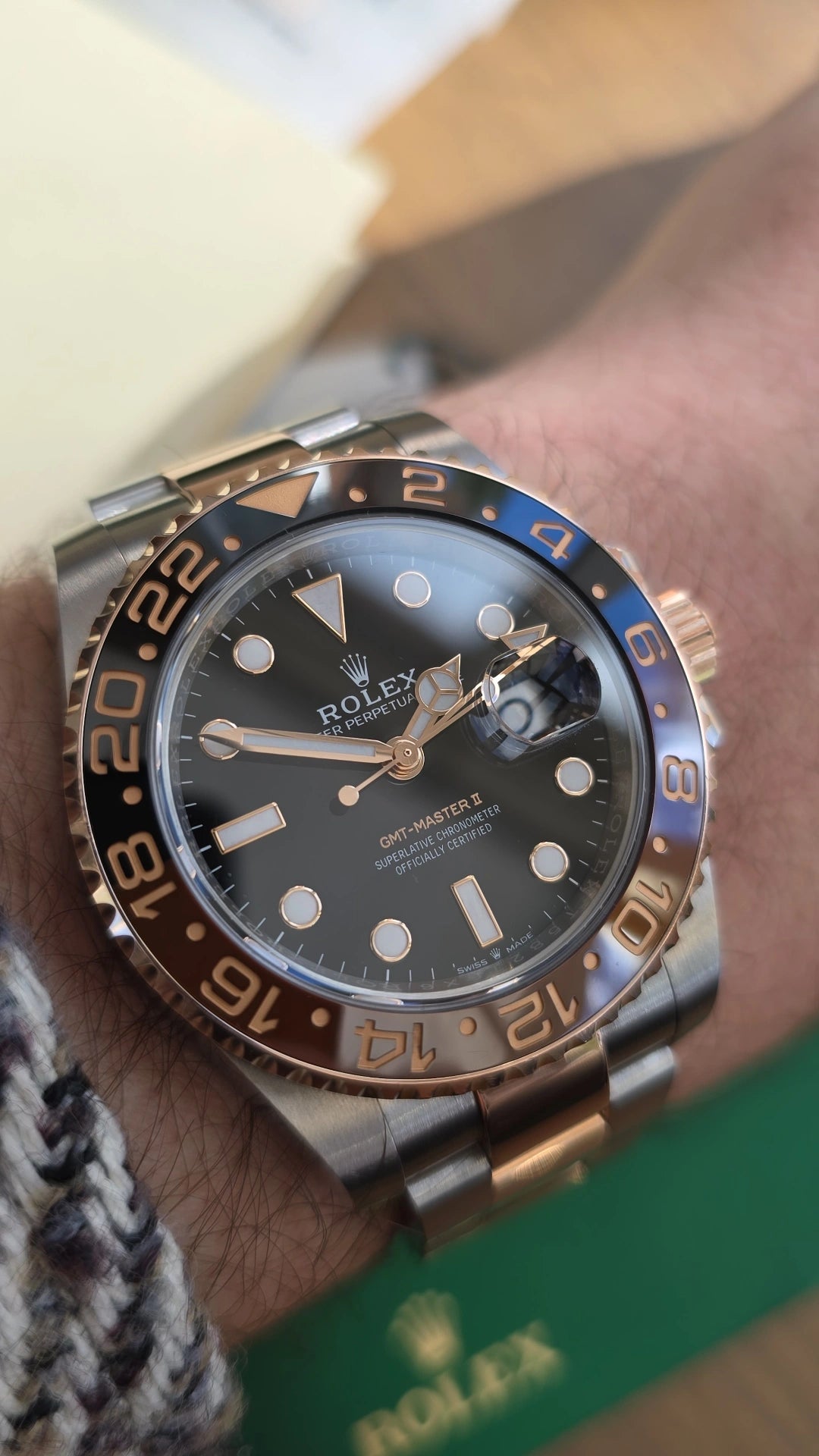 2019 Rolex GMT Master II Rootbeer 126711CHNR