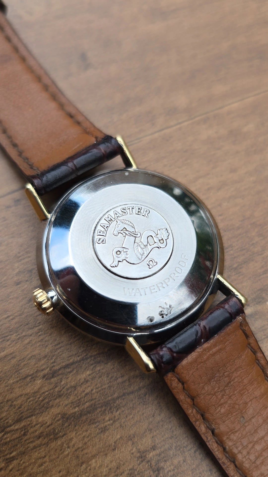 1965 Omega Seamaster De Ville 166.020 - Rare Cross Dial