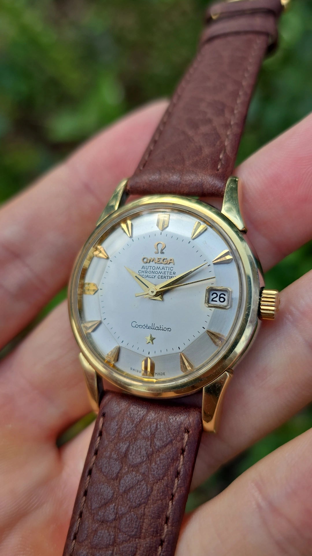 1966 Omega Constellation Pie Pan 14393 62 SC