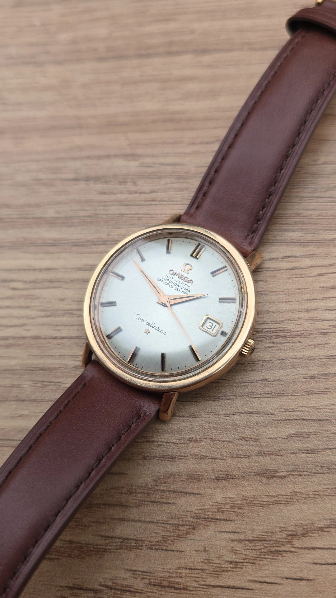1963 Omega Constellation 168.004 - Rose Gold