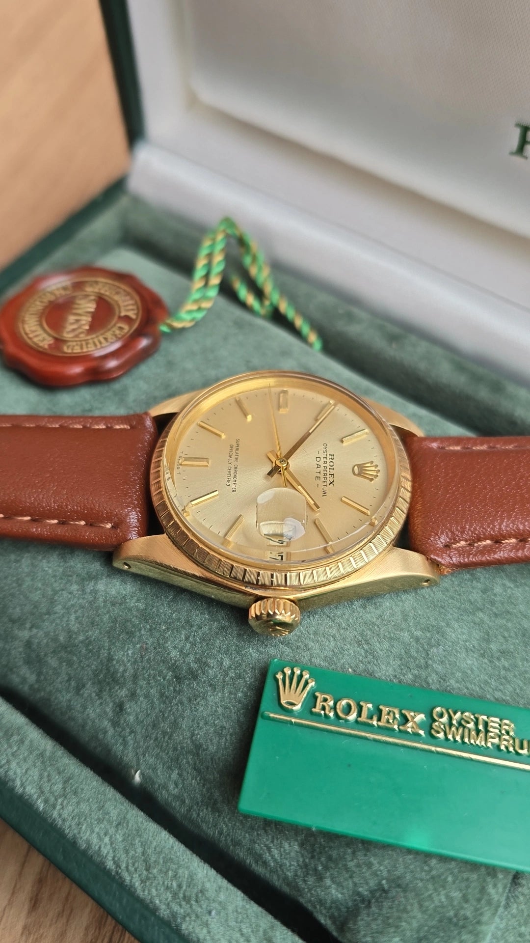 1977 Rolex Date 1503 - 18k gold