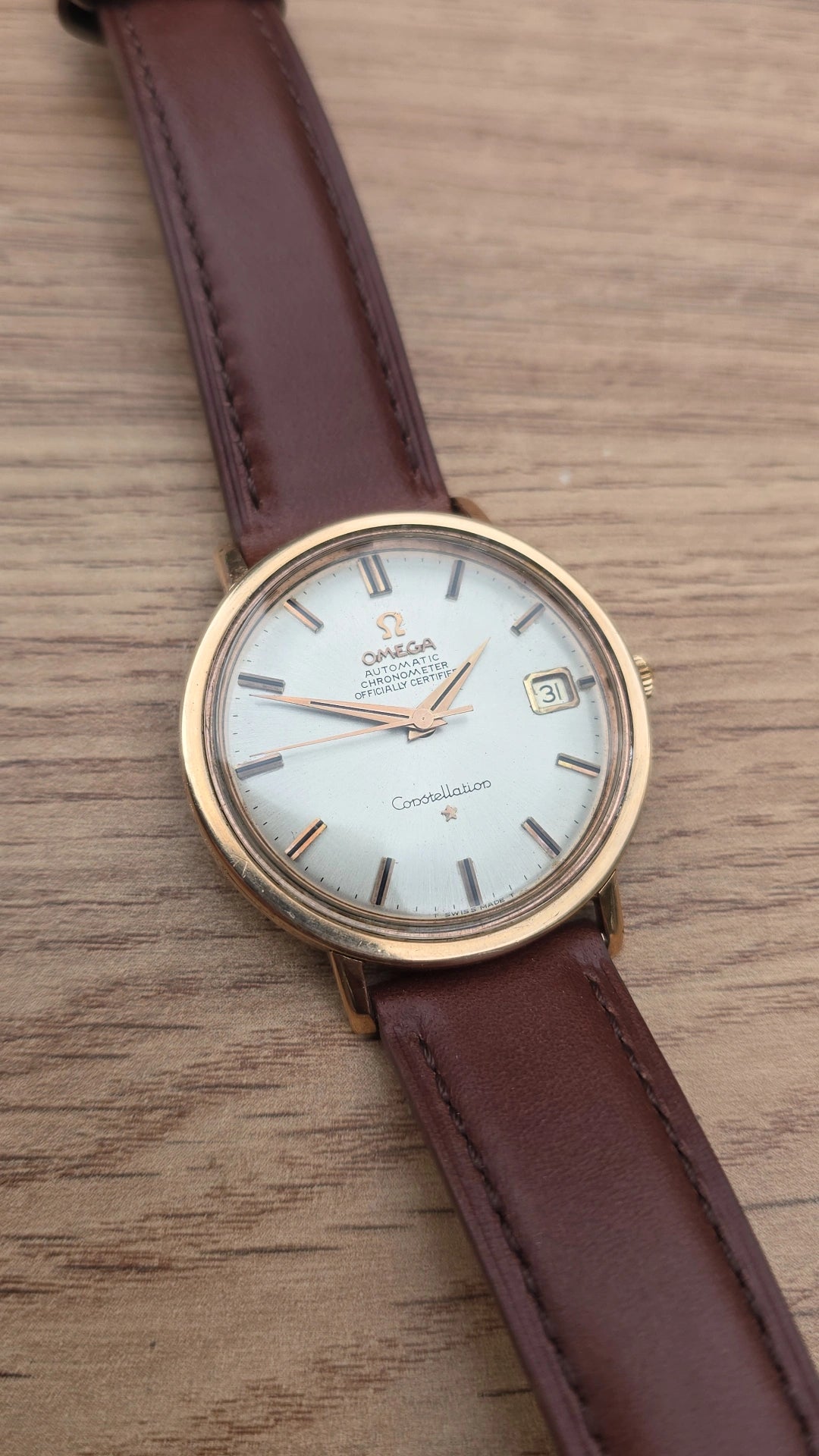 1963 Omega Constellation 168.004 - Rose Gold