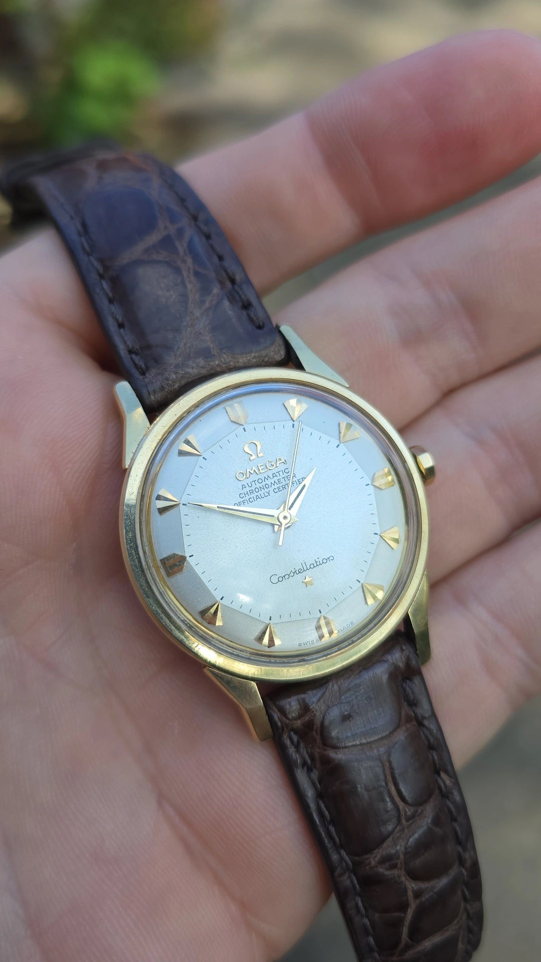 1962 Omega Constellation Pie Pan 167.005