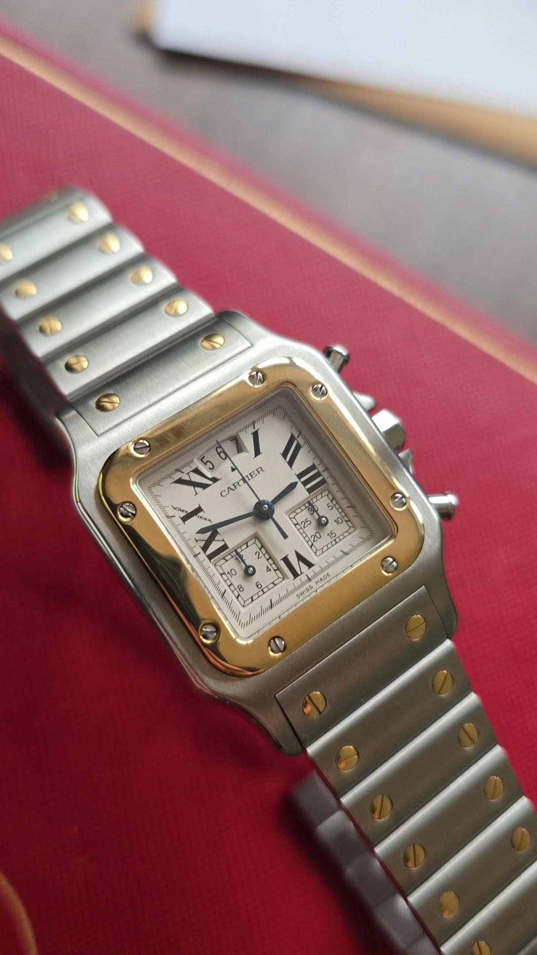 1995 Cartier De Santos Chronograph W20042C4